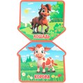 Книга Умка 9785506100737 На ферме. eva с фигурн. вырубкой 602-104