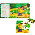 Книга Умка 9785506087588 Колобок. Картонная книга с 5 пазлами. 2в1 402-740