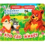 Книга Умка 9785506025153 В.Степанов.Кто где живет.Книжка задвижки-раздвижки 784-862