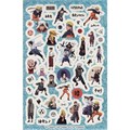 Наклейки 978-5-353-10852-8 Naruto Shippuden. (Супермного наклеек. Синяя) 402-640
