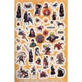Наклейки 978-5-353-10852-8 Naruto Shippuden. (Супермного наклеек. Синяя) 402-640