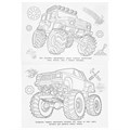 Раскраска 9785506098799 Автомонстры 501-692
