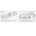 Раскраска 9785506091653 Гоночные авто. Горизонтальная раскраска 501-481