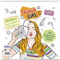 Раскраска Fashion Girl для работы маркерами белая обложка, девушка с фотоаппаратом 9785001419358 401-729