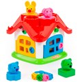 Логическая игрушка Теремок в сетке  9159 /П-Е/6/ 118-676
