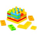 Игрушка развивающая 3D пазл №1 23 элемента (в сеточке) 93646 П-Е /12/ 418-780