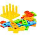 Игрушка развивающая 3D пазл №1 23 элемента (в сеточке) 93646 П-Е /12/ 418-780