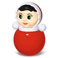 Неваляшка Настенька малая 01646 /13/ в коробке 219-858