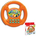 Руль музыкальный Веселые гонки оранжевый 4630027292575 320-156