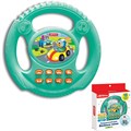 Руль музыкальный Веселые гонки бирюзовый 4630027292568 320-155