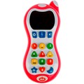 Телефон с обучающим экраном БУБА 150 песен,стихов,звуков.азбука HT1066-R2 /120/ 320-292