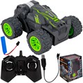 Машина на радиоуправлении Young Racer MK666-864AY Трюковая зелен. в коробке 228-995