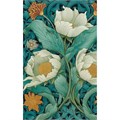 Блокнот 32 л. Flora design. Inspired by William Morris (розовые и голубые цветы) 9785002414840 910-461