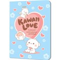 Блокнот 24 л. KAWAII LOVE, наполненный любовью голубой с кроликами 978-5-00241-136-8 894-253