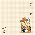 Блокнот 30 л. с котами Теплые коты исполняют мечты зеленый 978-5-00241-020-0 894-269