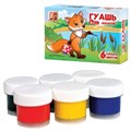 Гуашь 6 цв. ZOO 19С1251-08 /ЛУЧ/ 592-089