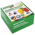 Краски пальчиковые 4 цв. для малышей от 1 года 192278 Brauberg kids 909-438