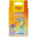 Мел цветной 4 шт Енот в Австралии Мульти-пульти ЦМ_11128 690-616
