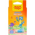 Мел цветной 4 шт Енот в Австралии Мульти-пульти ЦМ_11128 690-616