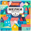 Мел цветной 6шт Городок ML_072695 Hatber 991-184