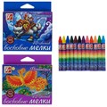 Мелки восковые 12 цв. Фантазия 25С 1520-08 /ЛУЧ/ 992-507