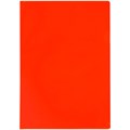 Папка уголок OfficeSpace А4, 100мкм, пластик, прозрачная красная 254336 895-245
