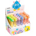Ручка гелевая синяя 0,7 мм deVENTE. Big Eyes Monster 5070401 909-608