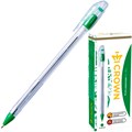 Ручка шариковая зеленая  Crown Oil Jell 0,7мм OJ-500B 909-111