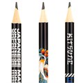 Карандаш ч/г MESHU "Kitsune", HB, заточен., с печатью, с ластиком, ассорти 368074 897-432