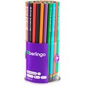 Карандаш ч/гр "Rainbow" HB,  круглый, заточен., ассорти 320769 Berlingo 893-918