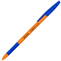 Ручка шариковая синяя 0,7мм Berlingo "Tribase grip orange" 355442 894-020