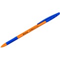 Ручка шариковая синяя 0,7мм Berlingo "Tribase grip orange" 355442 894-020