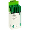 Ручка шариковая СТАММ "Орбита 100" зеленая, 0,7мм 370167 898-253
