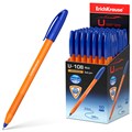 Ручка шариковая синяя U-108 Stick Orange 1.0, Ultra Glide Technology 47582 /Erich Krause/ 889-850