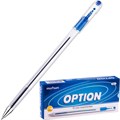 Ручка шариковая синяя MunHwa "Option" 0,5мм OP-02 900-123