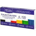 Пластилин 6цв Академия хит 120гр. со стеком 106440 BRAUBERG 991-101