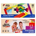 Пластилин 12цв Школа творчества 240 гр. 29С1763-08 /ЛУЧ/ 791-737