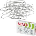Скрепки 28 мм металлические 100 штук, 220012 Staff 910-392