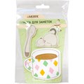 Набор клейкой бумаги для заметок "deVENTE. Animals Coffee. Cat" 3x20 листов ассорти 2010414 909-563