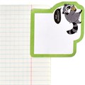 Стикеры для заметок зеленый Енот 65169 898-691