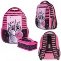 Рюкзак капсула ERGONOMIC Light-Bubble-cat 38х29х12,5см с термосумкой  60045 Hatber СТОК 792-702