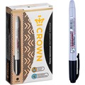 Маркер черный для доски Crown "Multi Marker Super Slim" пулевидный 1мм 207905 910-620