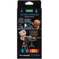 Карандаши цветные 12 цв. ECO Кофейные коты CS_091071 Hatber 898-919