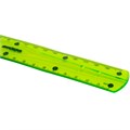 Линейка 20 см пластик "FLEX", тонированная, зеленая, 210758 Юнландия . 889-907