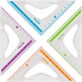 Треугольник 45°, 10см Berlingo "Color", пластиковый TR_10010 894-045