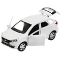 Модель XRAY-12-WH LADA XRAY длина 12 см, двери, багаж, инерц, белый Технопарк в кор. 439-770