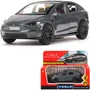 Модель MODELX-12-GY-WOD Tesla model x plaid 12 см, двери, серебр Технопарк в кор. 439-768