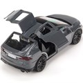 Модель MODELX-12-GY-WOD Tesla model x plaid 12 см, двери, серебр Технопарк в кор. 439-768