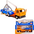 Модель SB-16-27-A2-WB Камаз эвакуатор с машинкой Технопарк в коробке 338-248