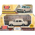 Модель 2106-11-BG Lada 2106 длина 10,5 см, инерц, бежевый Технопарк  в коробке 439-743